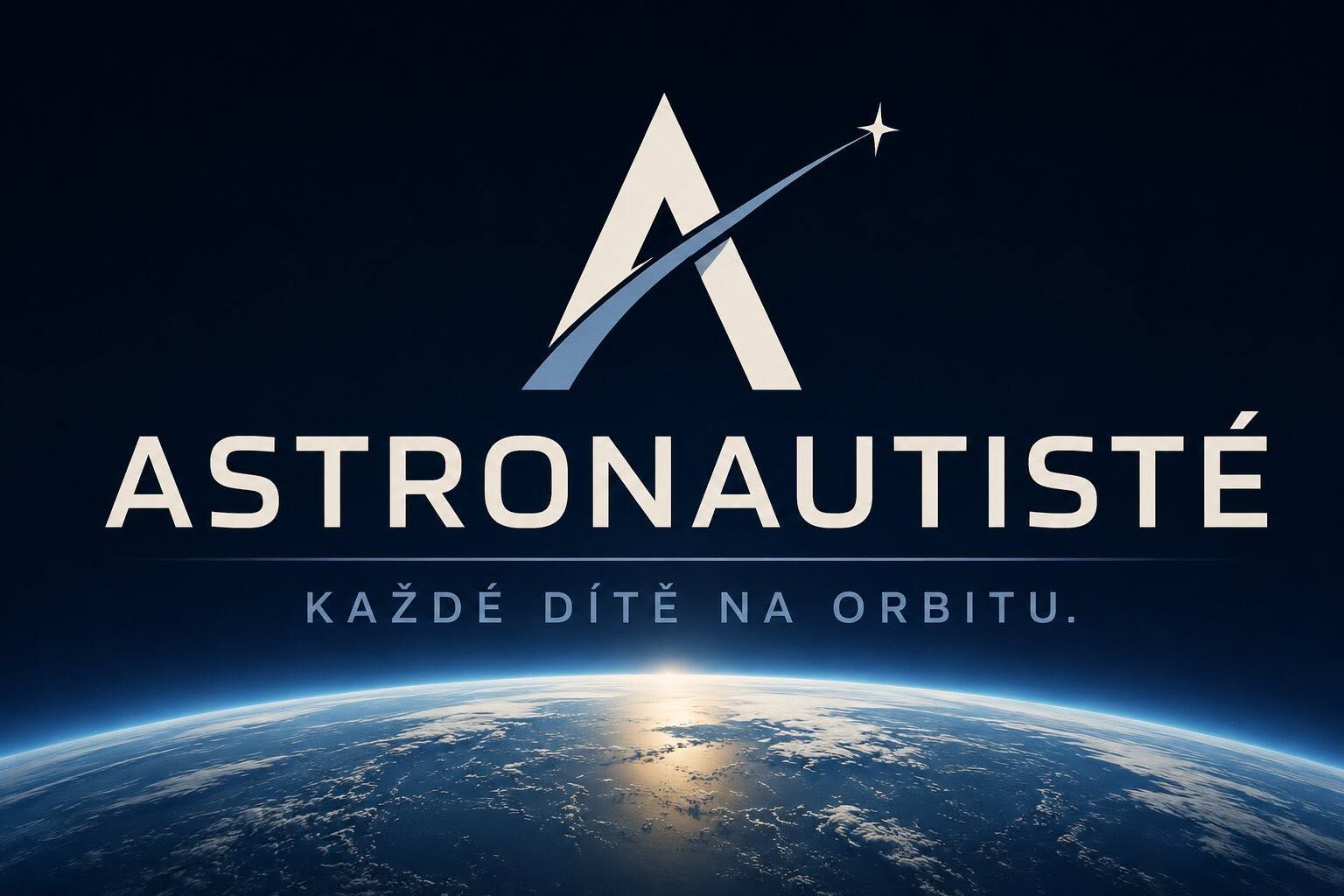 Logo nad horizontem Země